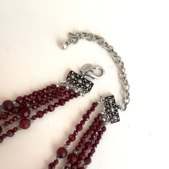 Chicos red beaded necklace and earrings - Picture 4 of 5